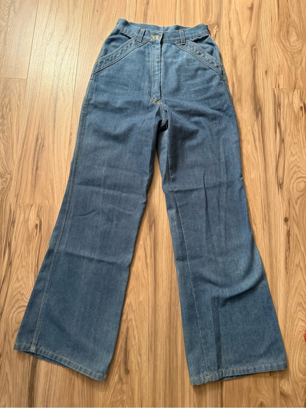 High-Rise Wide Leg Women’s Jeans - Dark Blue